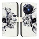 For TCL 50 Pro NxtPaper 3D Painting Horizontal Flip Leather Phone Case(Skull) - 2