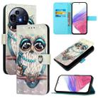 For TCL 50 Pro NxtPaper 3D Painting Horizontal Flip Leather Phone Case(Grey Owl) - 1