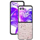 For Motorola Razr 50 Ultra Glitter Full Coverage PU + PC Phone Case(Pink) - 1