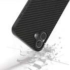 For iPhone 16 Plus Carbon Fiber Texture Protective Phone Case(Black) - 3