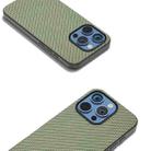 For iPhone 16 Pro Max Carbon Fiber Texture Protective Phone Case(Green) - 2