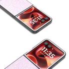 For Motorola Razr 60 Ultra Black Frame Colorful Glitter Phone Case(Glitter Pink) - 3