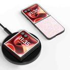 For Motorola Razr 60 Ultra Black Frame Colorful Glitter Phone Case(Pink) - 2