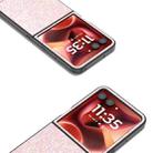 For Motorola Razr 60 Ultra Black Frame Colorful Glitter Phone Case(Pink) - 3