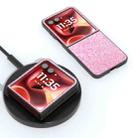 For Motorola Razr 60 Ultra Black Frame Colorful Glitter Phone Case(Purple Pink) - 2