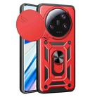 For Xiaomi 13 Ultra Sliding Camera Cover Design TPU Hybrid PC Phone Case(Red) - 1