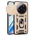 For Xiaomi 13 Ultra Sliding Camera Cover Design TPU Hybrid PC Phone Case(Gold) - 1