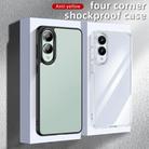 For Samsung Galaxy S25 Edge 5G Armor Clear TPU Hybrid PC Phone Case(Matte Black) - 2