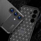 For Samsung Galaxy S25+ 5G Carbon Fiber Texture Shockproof TPU Phone Case(Black) - 3
