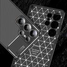 For Samsung Galaxy S25 Ultra 5G Carbon Fiber Texture Shockproof TPU Phone Case(Black) - 3