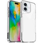 For iPhone 16 Plus Acrylic + TPU Transparent Full Coverage Phone Case - 1