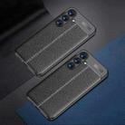 For Samsung Galaxy S25+ 5G Litchi Texture Shockproof TPU Phone Case(Black) - 2