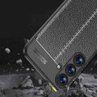 For Samsung Galaxy S25+ 5G Litchi Texture Shockproof TPU Phone Case(Black) - 3