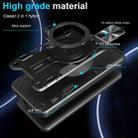 For Xiaomi Poco X7 Pro 5G Global CD Texture Sliding Camshield Magnetic Holder Phone Case(Purple) - 3