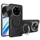 For Xiaomi 15 Ultra CD Texture Sliding Camshield Magnetic Holder Phone Case(Black) - 1