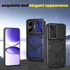 For Xiaomi Poco F7 CD Texture Sliding Camshield Magnetic Holder Phone Case(Pink) - 2