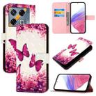 For Infinix GT 20 Pro 3D Painting Horizontal Flip Leather Phone Case(Rose Butterfly) - 1