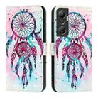 For Infinix Hot 20 4G 3D Painting Horizontal Flip Leather Phone Case(Color Drop Wind Chimes) - 2