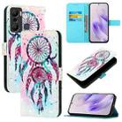 For Infinix Hot 20 Play 3D Painting Horizontal Flip Leather Phone Case(Color Drop Wind Chimes) - 1