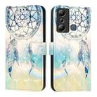 For Infinix Hot 20i 3D Painting Horizontal Flip Leather Phone Case(Dream Wind Chimes) - 2