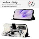 For Infinix Hot 20i 3D Painting Horizontal Flip Leather Phone Case(Skull) - 3