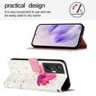 For Infinix Hot 20S / Hot 20 Pro 3D Painting Horizontal Flip Leather Phone Case(Flower) - 3