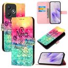 For Infinix Hot 30 Play / Hot 30 Play NFC 3D Painting Horizontal Flip Leather Phone Case(Chasing Dreams) - 1