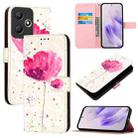 For Infinix Hot 30 Play / Hot 30 Play NFC 3D Painting Horizontal Flip Leather Phone Case(Flower) - 1