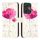 For Infinix Hot 30 Play / Hot 30 Play NFC 3D Painting Horizontal Flip Leather Phone Case(Flower) - 2