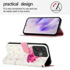 For Infinix Hot 30 Play / Hot 30 Play NFC 3D Painting Horizontal Flip Leather Phone Case(Flower) - 3