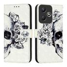 For Infinix Hot 30 Play / Hot 30 Play NFC 3D Painting Horizontal Flip Leather Phone Case(Skull) - 2