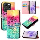 For Infinix Hot 40 / Hot 40 Pro 3D Painting Horizontal Flip Leather Phone Case(Chasing Dreams) - 1
