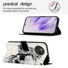 For Infinix Note 12 2023 / Note 12 Pro 4G 3D Painting Horizontal Flip Leather Phone Case(Skull) - 3