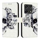 For Infinix Note 30 5G / Note 30 Pro 3D Painting Horizontal Flip Leather Phone Case(Skull) - 2