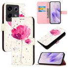 For Infinix Note 30 VIP 3D Painting Horizontal Flip Leather Phone Case(Flower) - 1