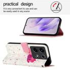 For Infinix Note 30 VIP 3D Painting Horizontal Flip Leather Phone Case(Flower) - 3