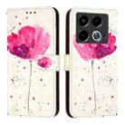 For Infinix Note 40 3D Painting Horizontal Flip Leather Phone Case(Flower) - 2