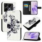 For Infinix Note 40 5G 3D Painting Horizontal Flip Leather Phone Case(Skull) - 1