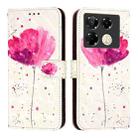 For Infinix Note 40 Pro 4G 3D Painting Horizontal Flip Leather Phone Case(Flower) - 2