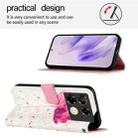 For Infinix Note 40 Pro 4G 3D Painting Horizontal Flip Leather Phone Case(Flower) - 3