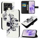 For Infinix Note 40 Pro 4G 3D Painting Horizontal Flip Leather Phone Case(Skull) - 1