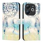 For Infinix Smart 8 3D Painting Horizontal Flip Leather Phone Case(Dream Wind Chimes) - 2
