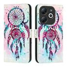 For Infinix Smart 8 3D Painting Horizontal Flip Leather Phone Case(Color Drop Wind Chimes) - 2