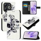 For Infinix Smart 8 3D Painting Horizontal Flip Leather Phone Case(Skull) - 1