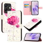 For Infinix Zero 30 4G 3D Painting Horizontal Flip Leather Phone Case(Flower) - 1