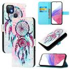 For Infinix Hot 10i 3D Painting Horizontal Flip Leather Phone Case(Color Drop Wind Chimes) - 1