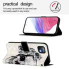 For Infinix Hot 10i 3D Painting Horizontal Flip Leather Phone Case(Skull) - 3