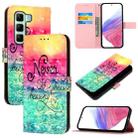 For Infinix Hot 50 4G 3D Painting Horizontal Flip Leather Phone Case(Chasing Dreams) - 1