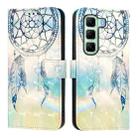 For Infinix Hot 50 5G 3D Painting Horizontal Flip Leather Phone Case(Dream Wind Chimes) - 2