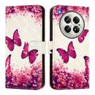 For Infinix Zero 40 4G / 5G 3D Painting Horizontal Flip Leather Phone Case(Rose Butterfly) - 2